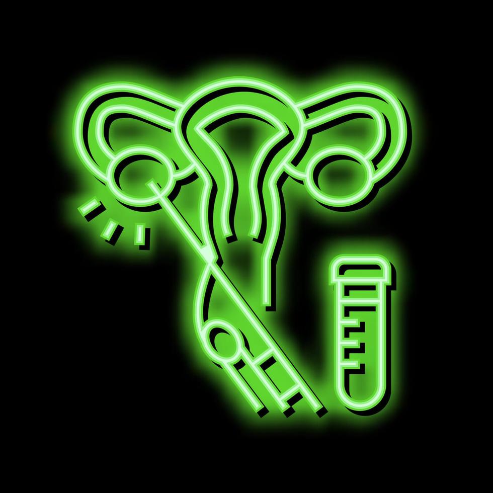 ei plukken omhoog neon gloed icoon illustratie vector
