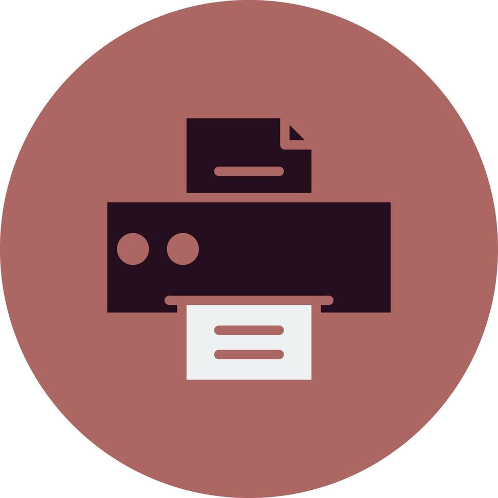 printer vector pictogram