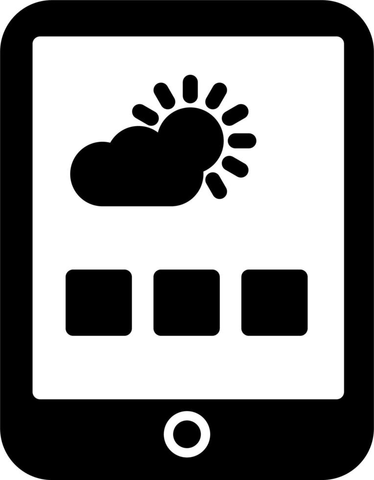 tablet vector pictogram