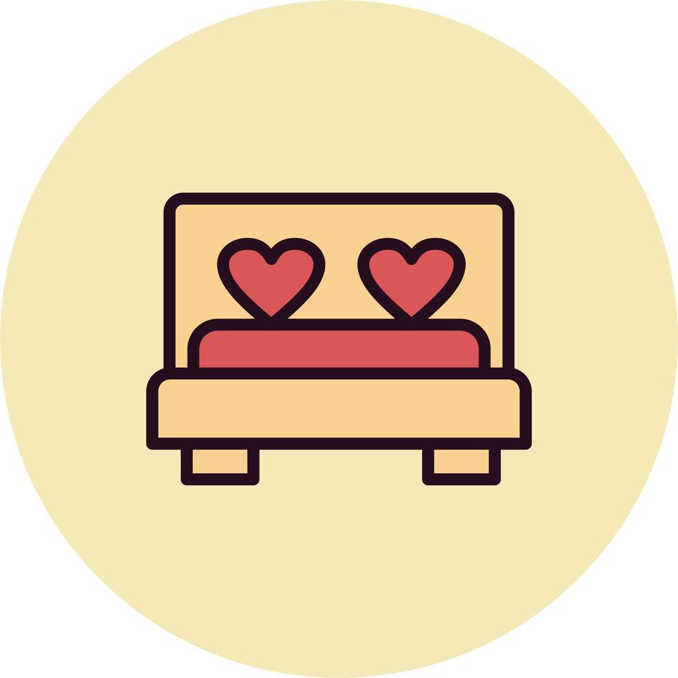 bed vector icoon