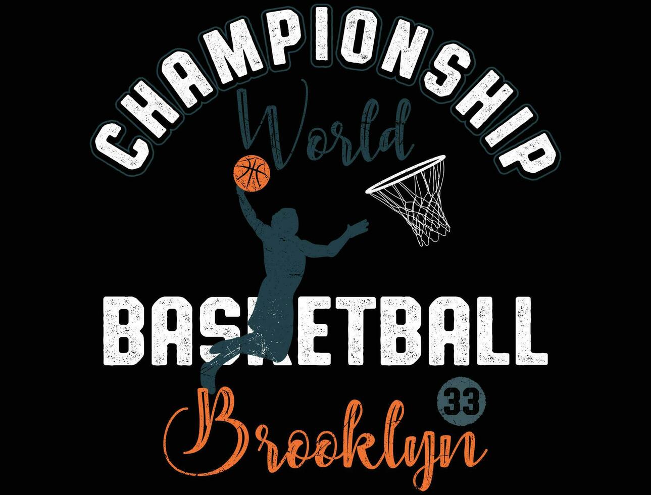 basketbal t-shirt ontwerp in illustratie voor sport- liefhebbers. eps-10. vector
