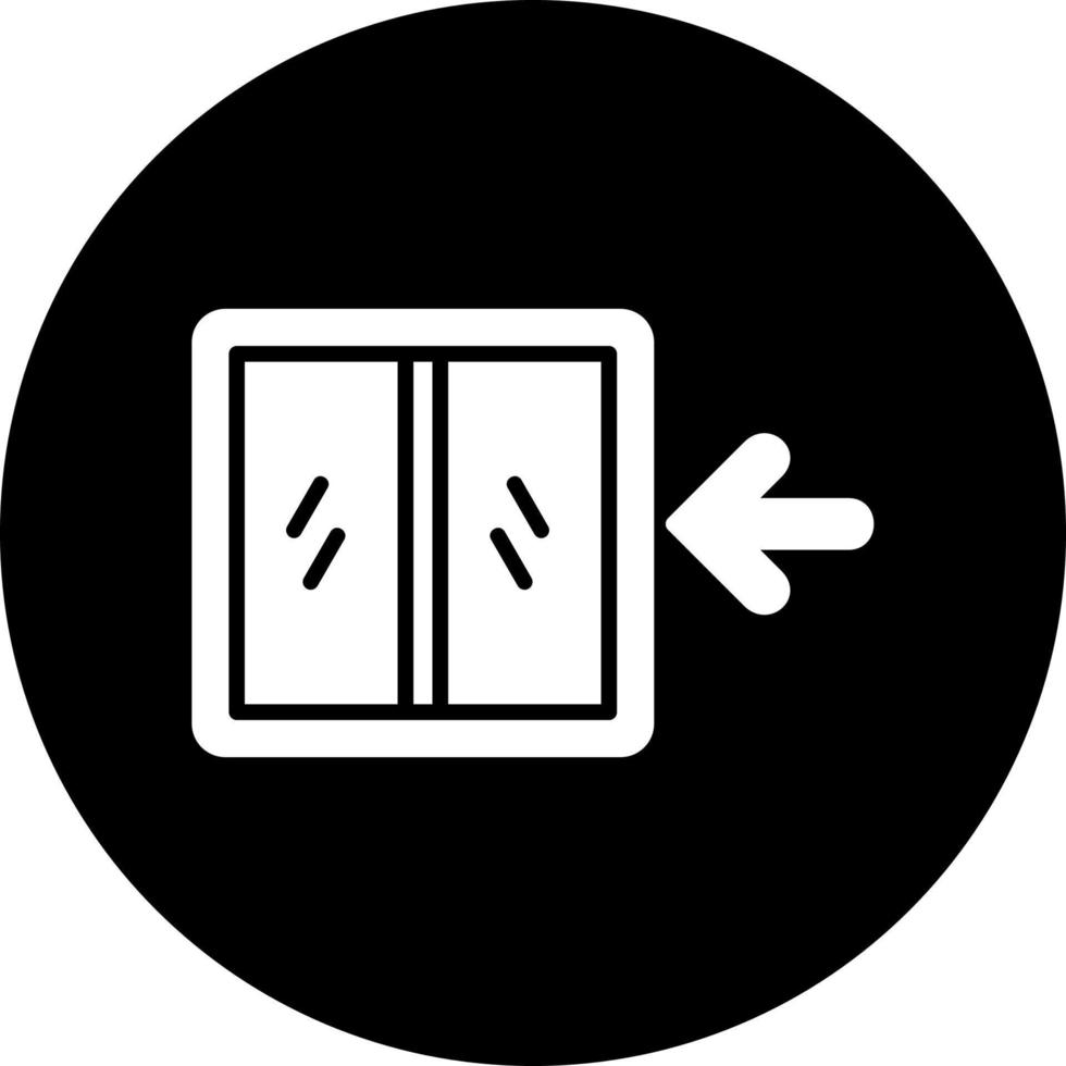 noodgeval Uitgang deur vector icoon