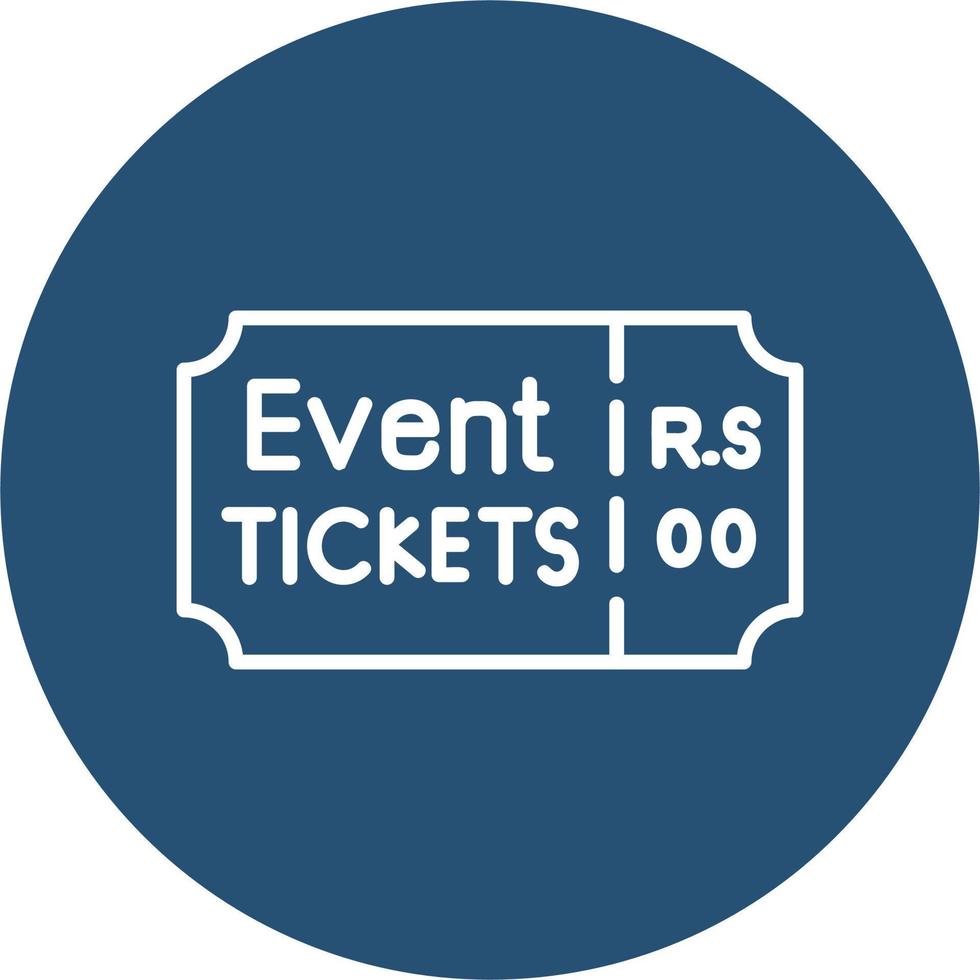 evenement ticket vector icoon