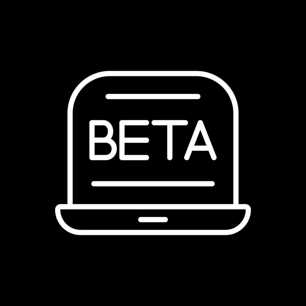 bèta vector icoon ontwerp