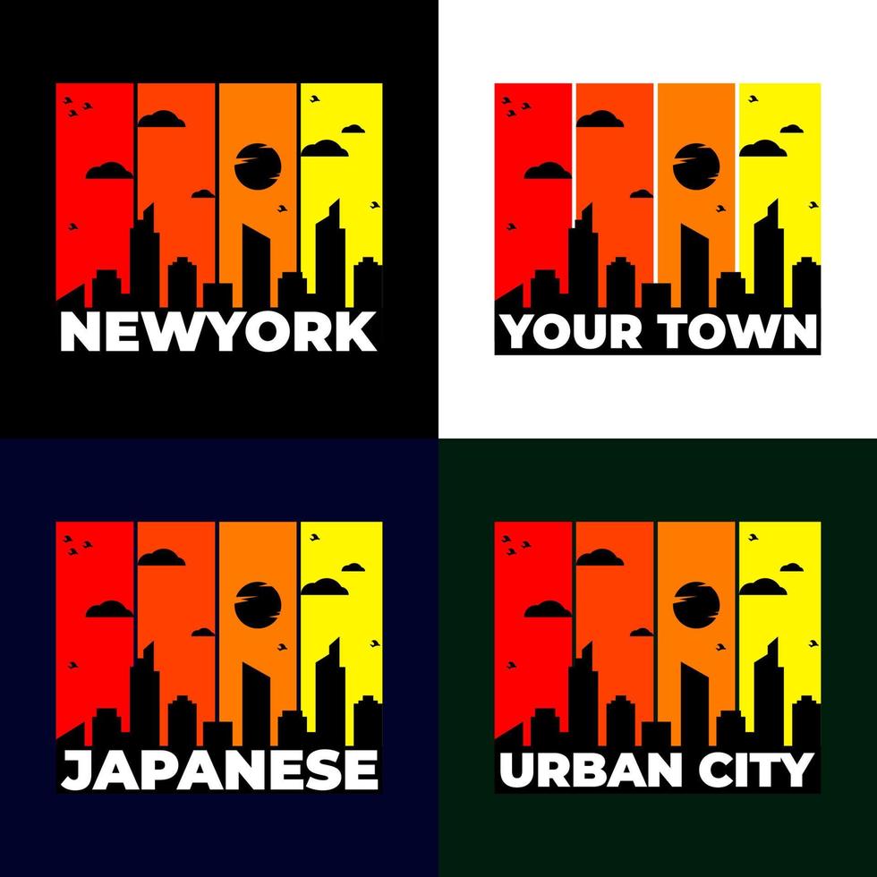 stedelijk t-shirt thema ontwerp. stedelijk ontwerp voor t-shirts. uw stad naam ontwerp voor t-shirts. nieuw york stad naam typografisch afdrukken. vector