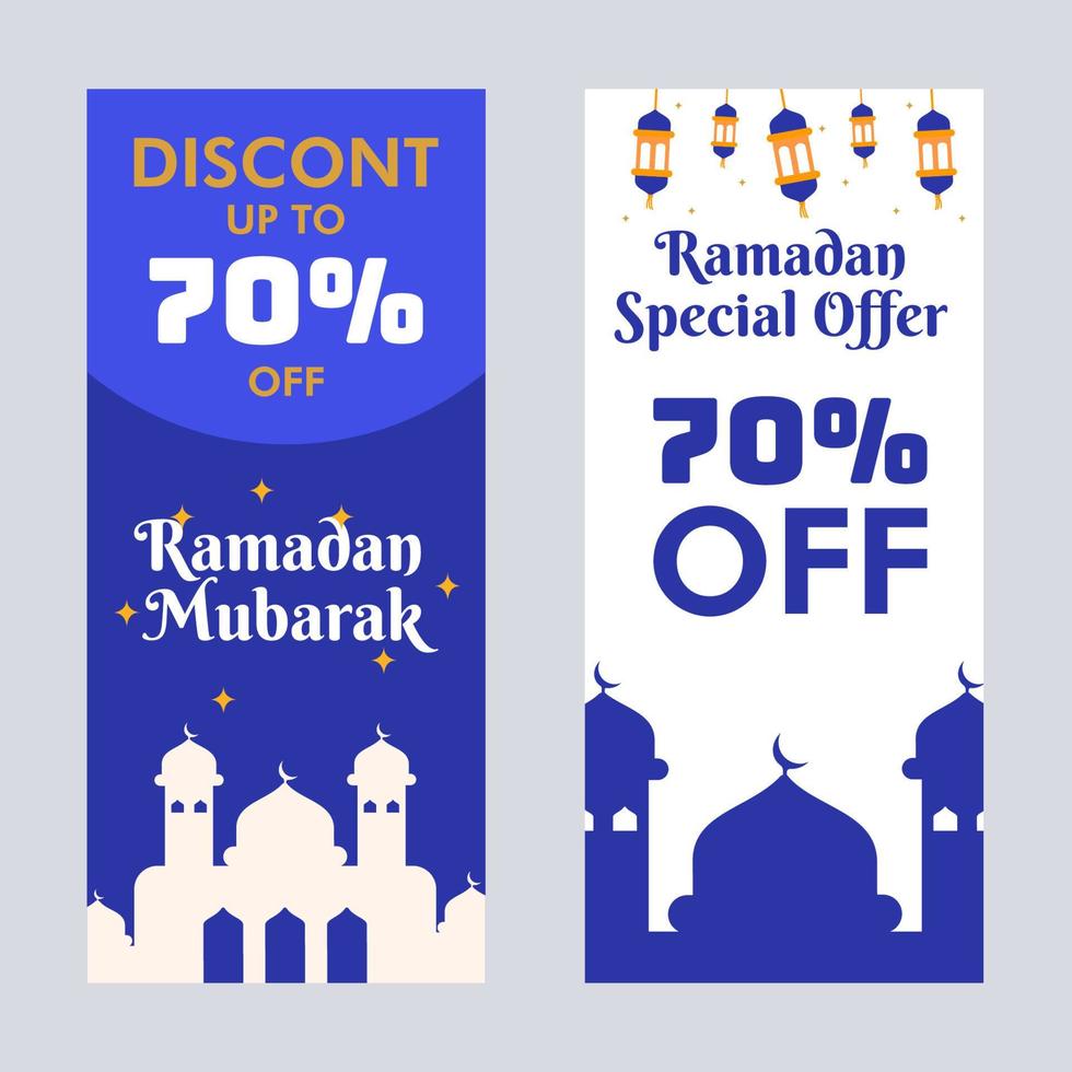 vrij vector illustratie banier Ramadan kareem