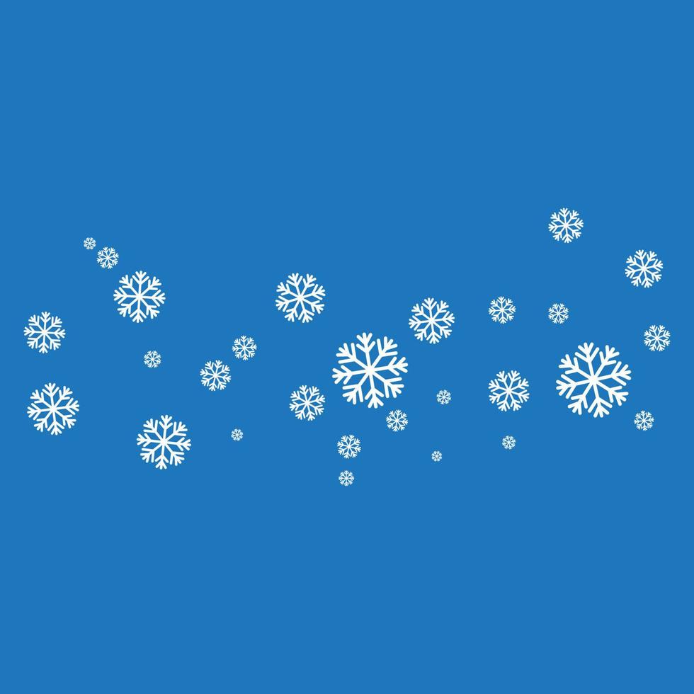 sneeuwvlokken stijl ontwerp illustratie vector