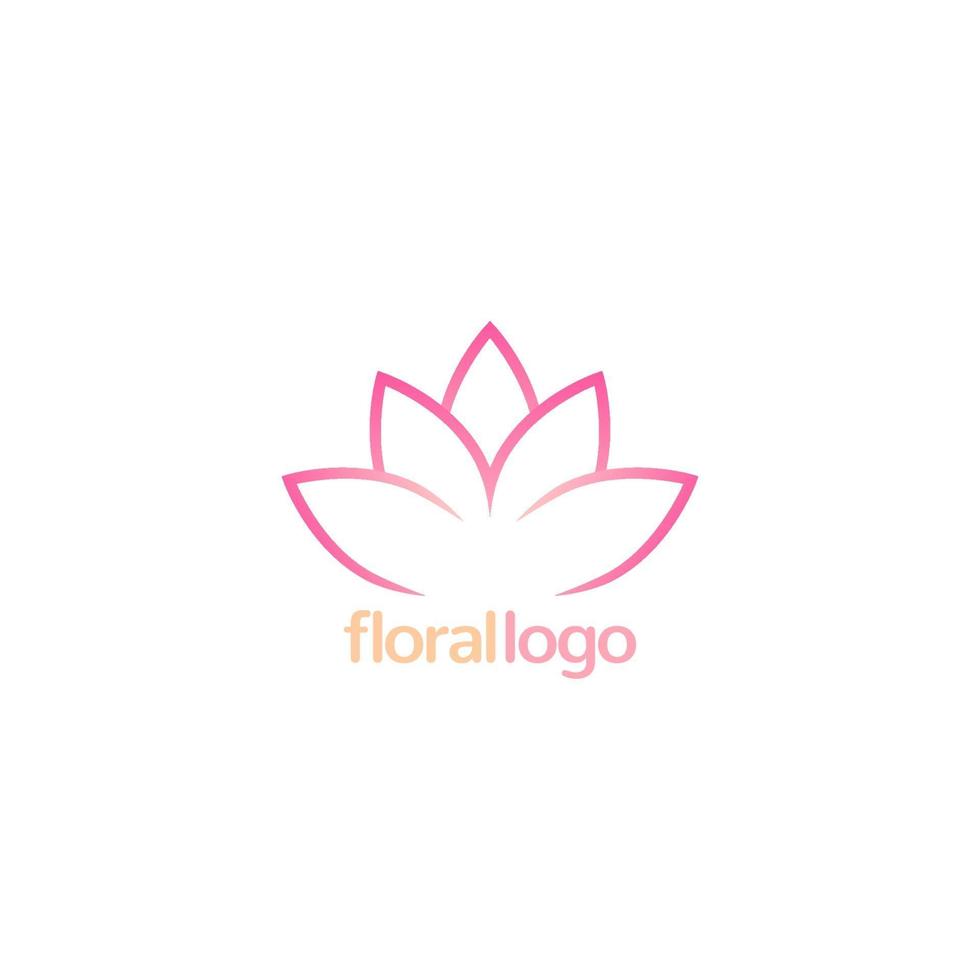 lotus vector bloemen logo design.eps
