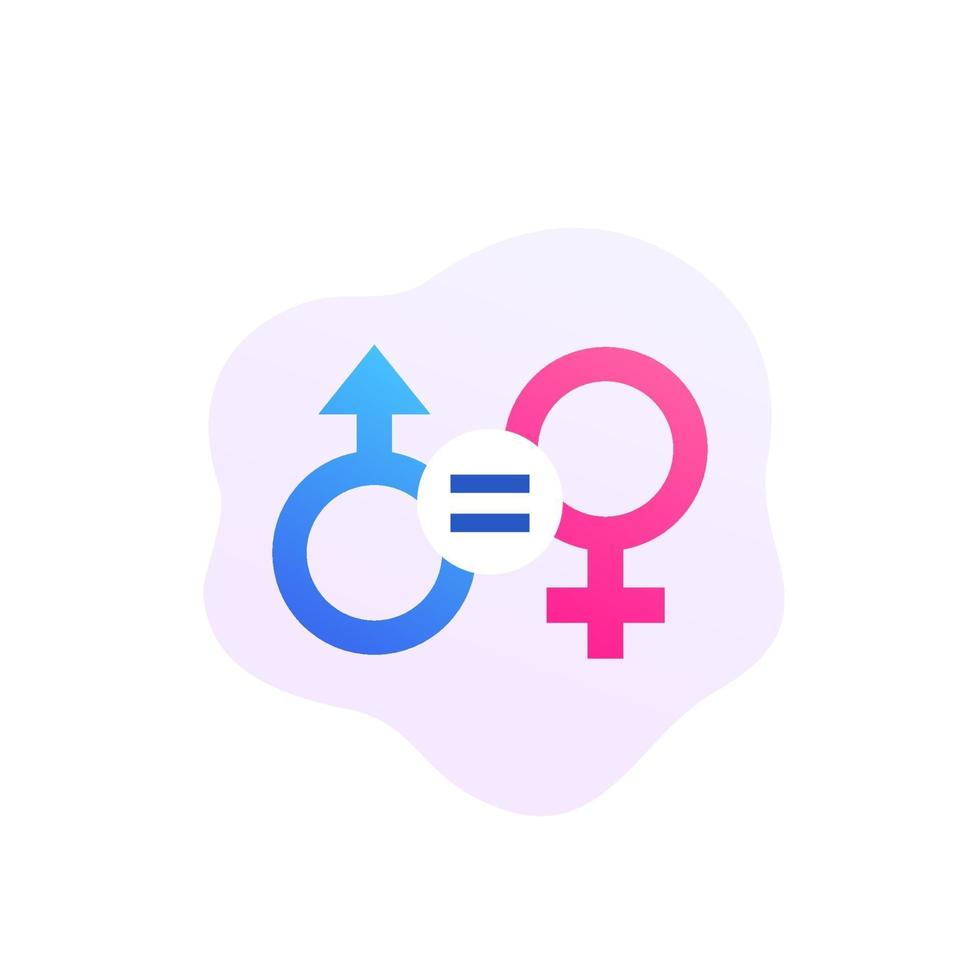 gendergelijkheid, gelijke rechten icon.eps vector