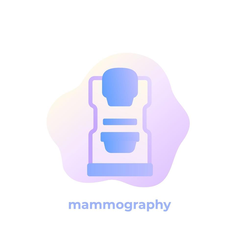 mammografie machine-symbool, vector design.eps