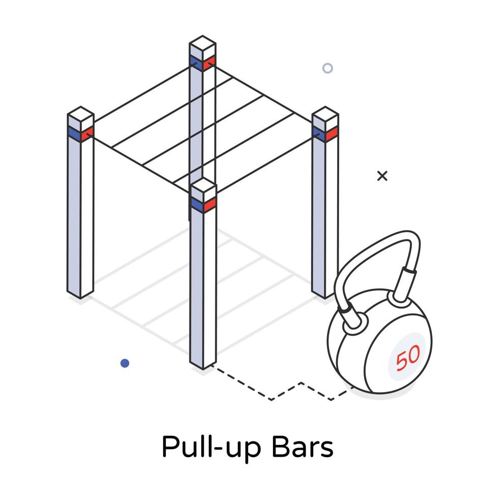 Trekken omhoog bars vector