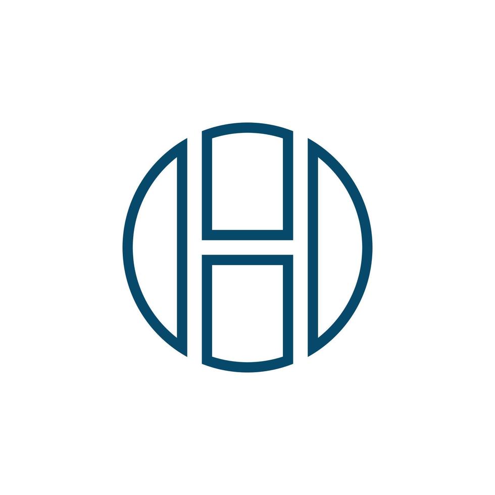 h logo aa merk, symbool, ontwerp, grafisch, minimalistisch.logo vector