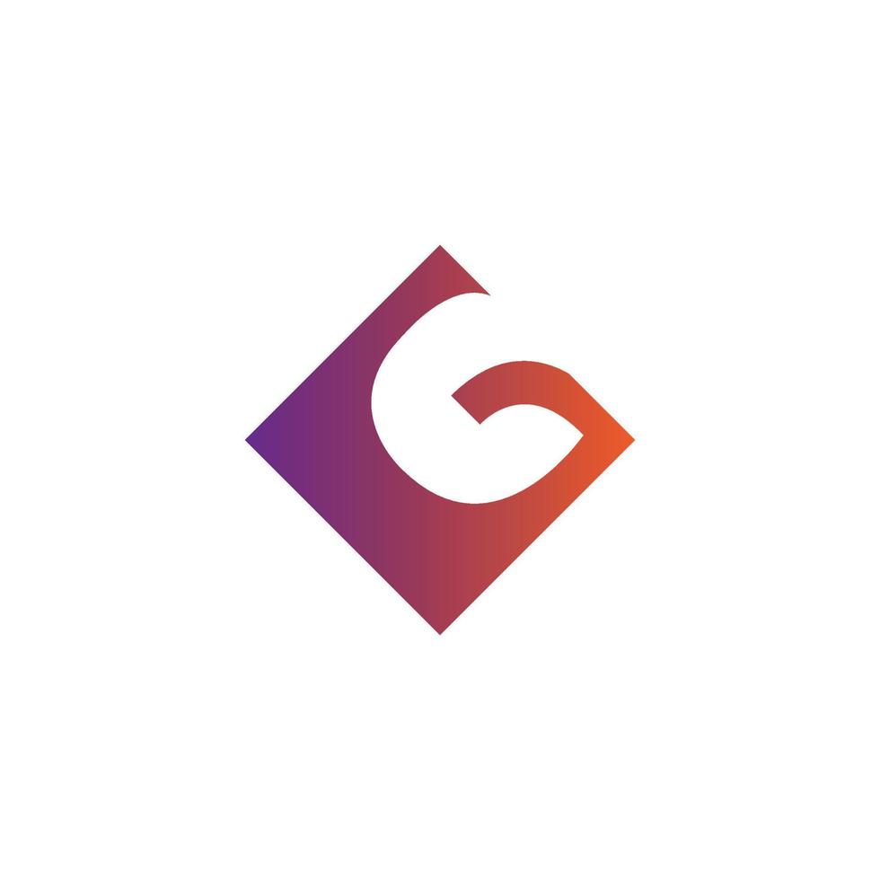 g logo een merk, symbool, ontwerp, grafisch, minimalistisch.logo vector