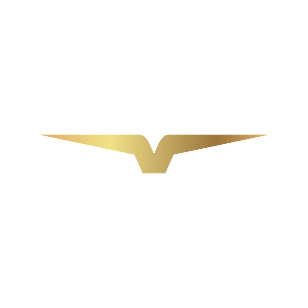 gouden vogel logo merk, symbool, ontwerp, grafisch, minimalistisch.logo vector