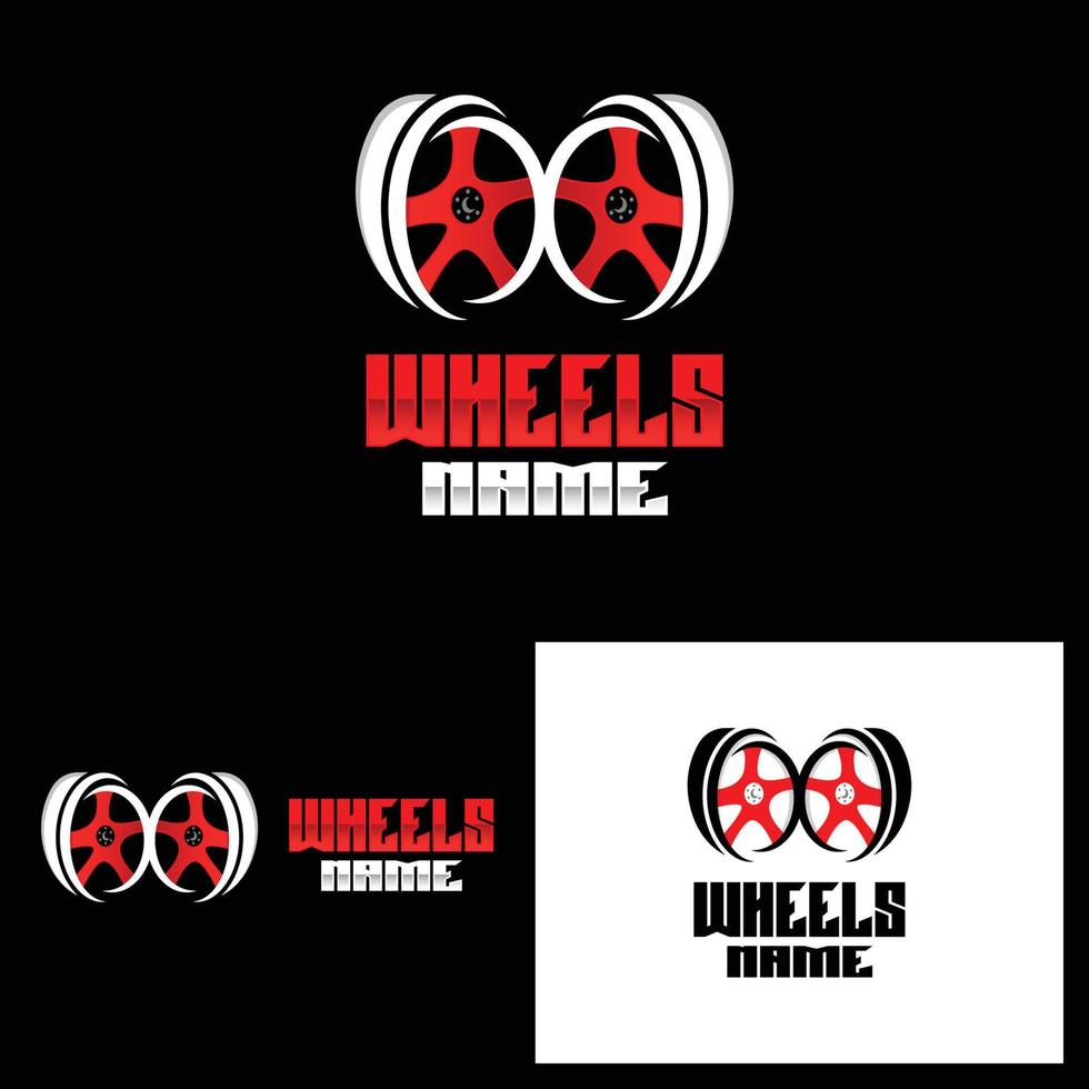 band wiel logo, automotive onderdelen vector, onderhoud werkplaats ontwerp, garage, auto, voertuig, modern gemakkelijk wiel icoon vector