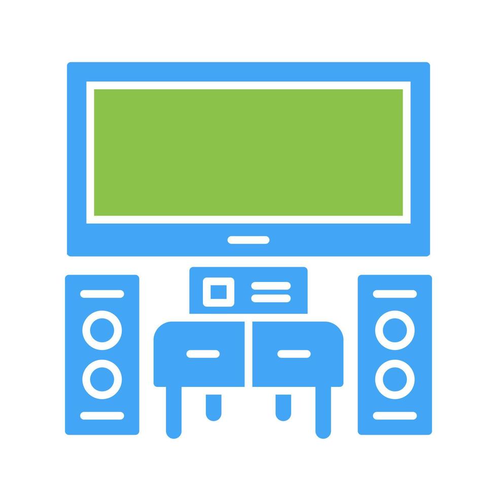 thuisbioscoop vector pictogram