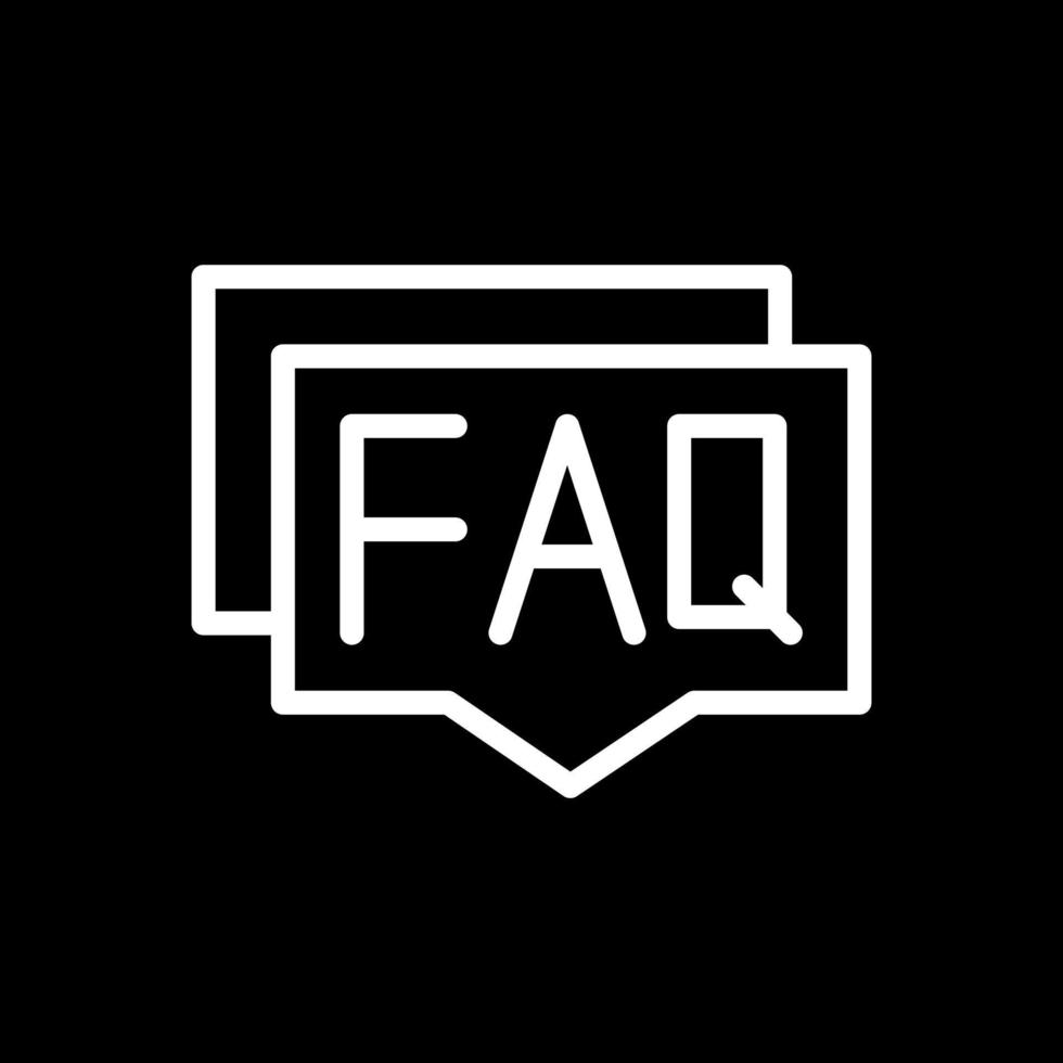 FAQ vector icoon ontwerp