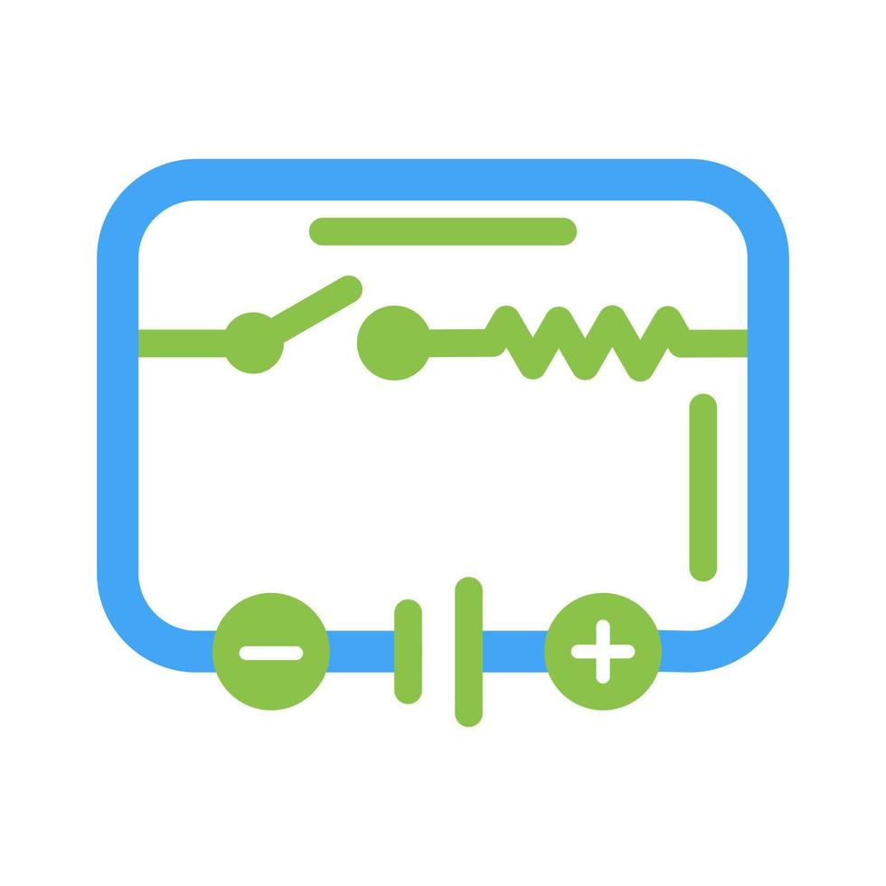 elektrisch stroomkring vector icoon