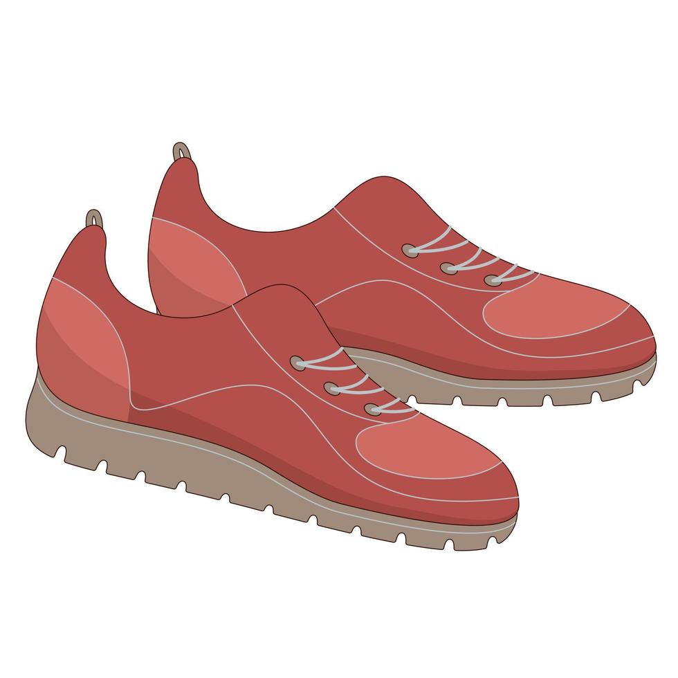 rood sport schoenen vector