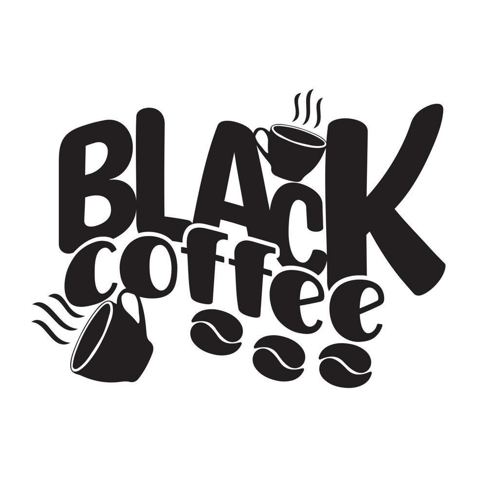 koffie citaten vector typografie, koffie citaten SVG besnoeiing bestanden bundel,