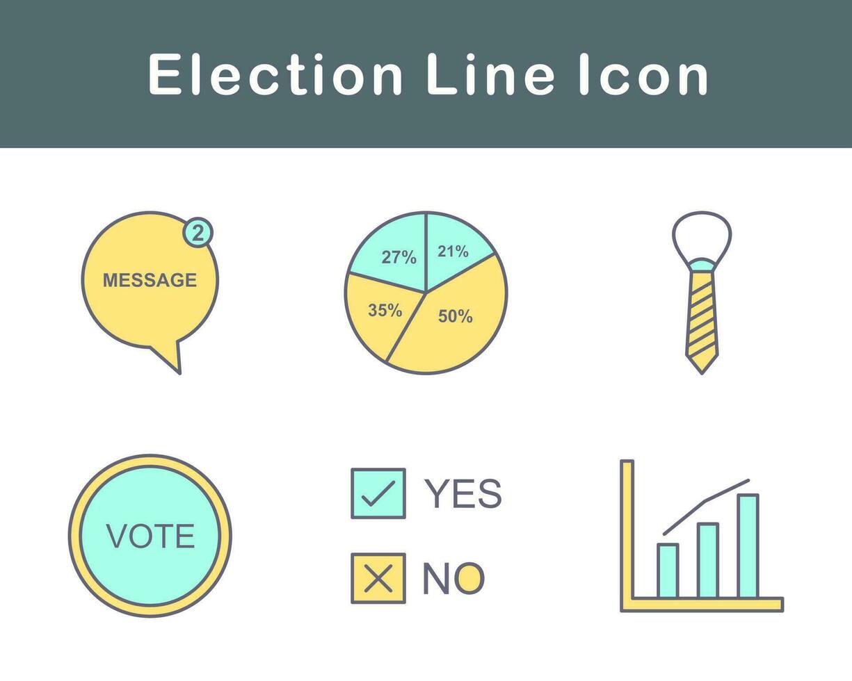 verkiezing vector icoon reeks