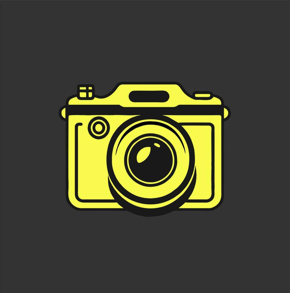 camera fotografie logo. abstract camera icoon vector ontwerp sjabloon. camera illustratie