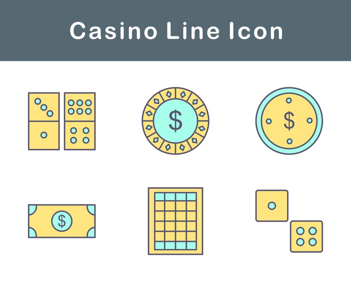 casino vector icoon reeks