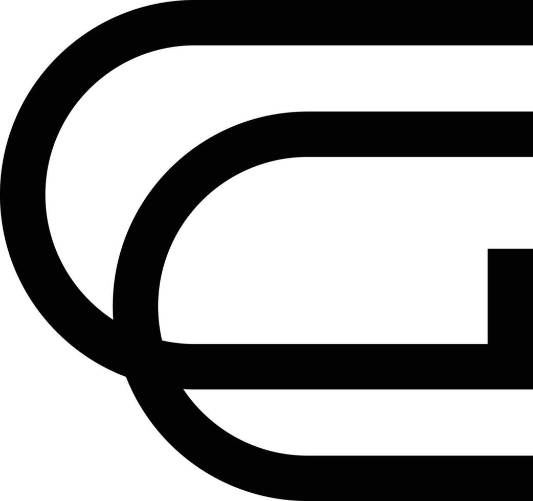 gc logo icoon vector