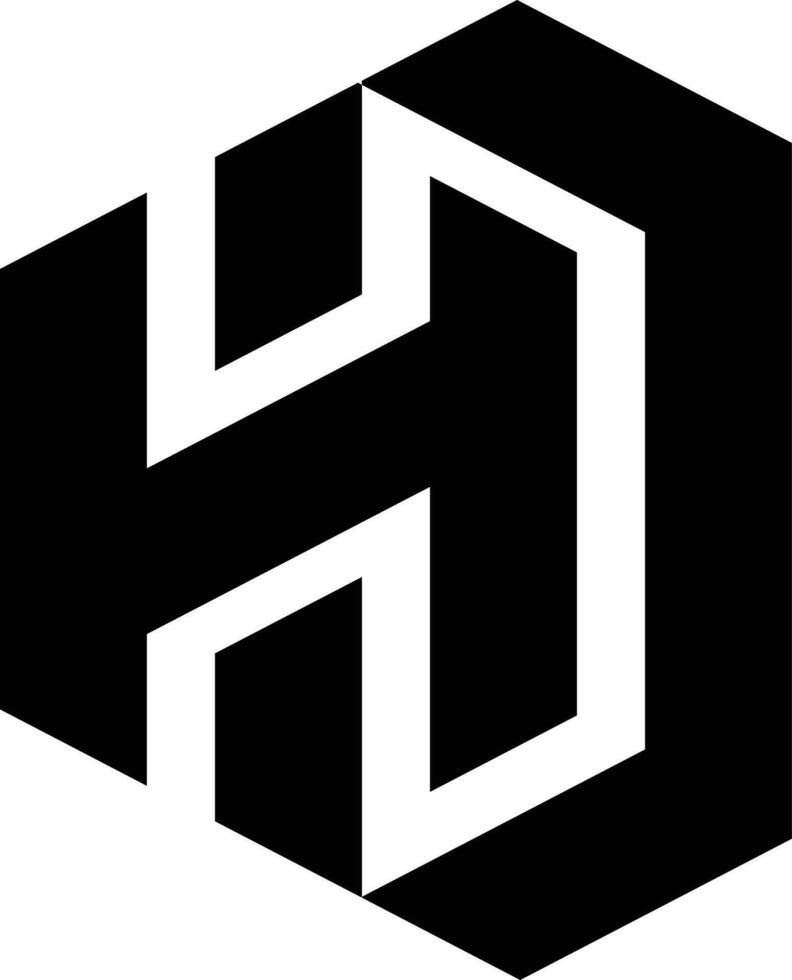 hd icoon en logo vector