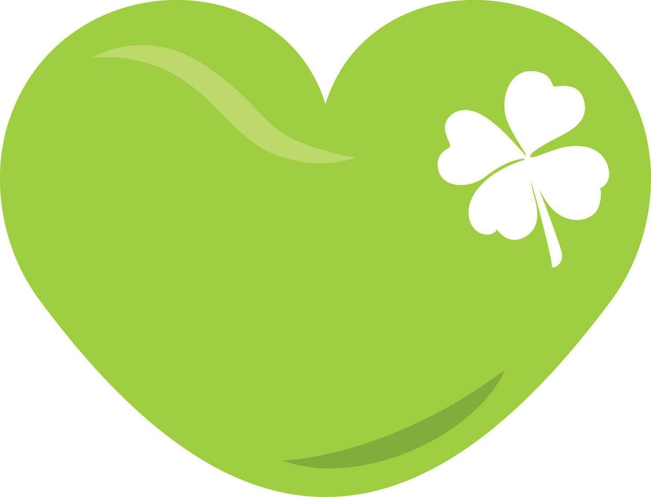 groen st Patrick s dag hart vector