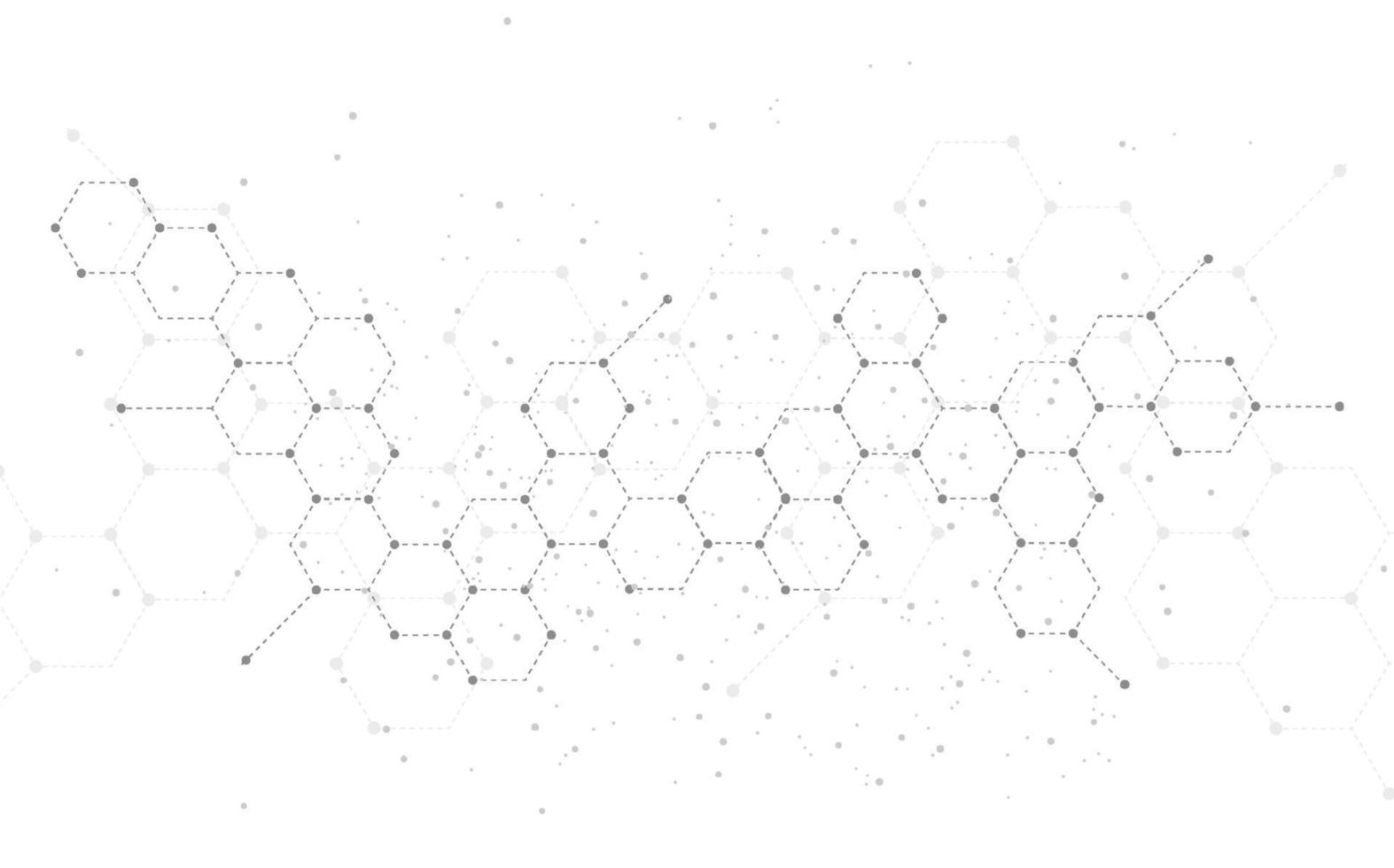 moleculaire structuur abstracte technische achtergrond. medisch ontwerp. vector illustratie