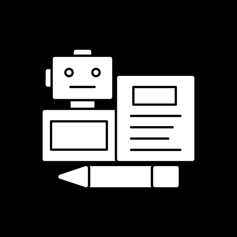 bots copywriting vector icoon ontwerp