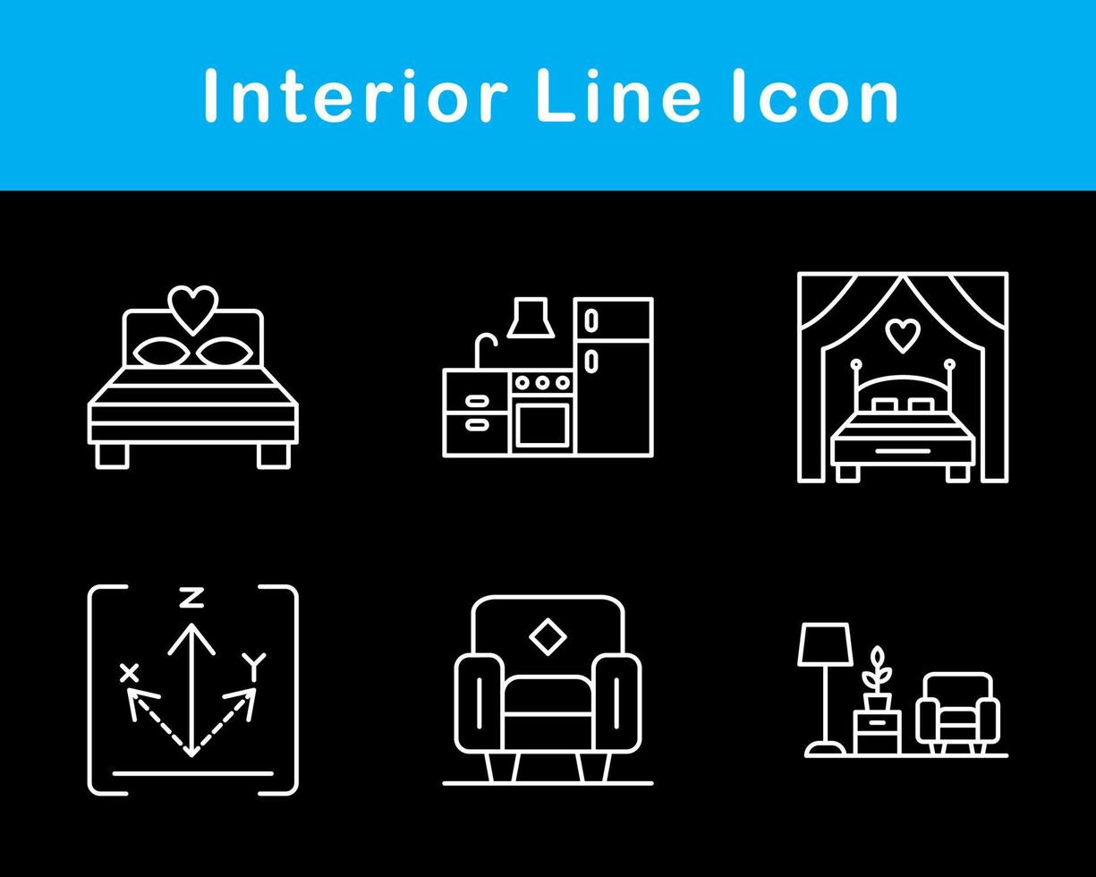 interieur vector icoon reeks