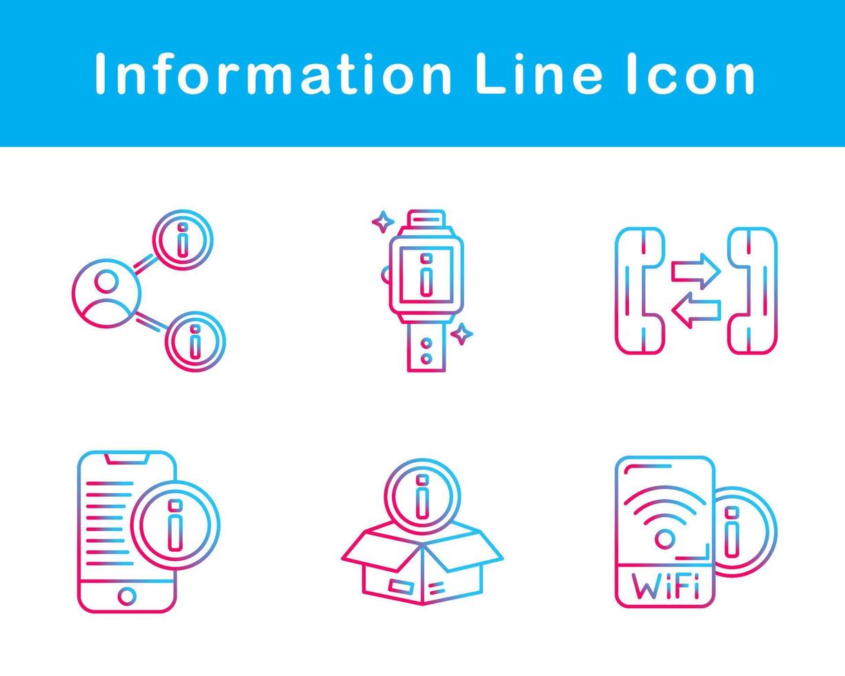 informatie vector icoon reeks