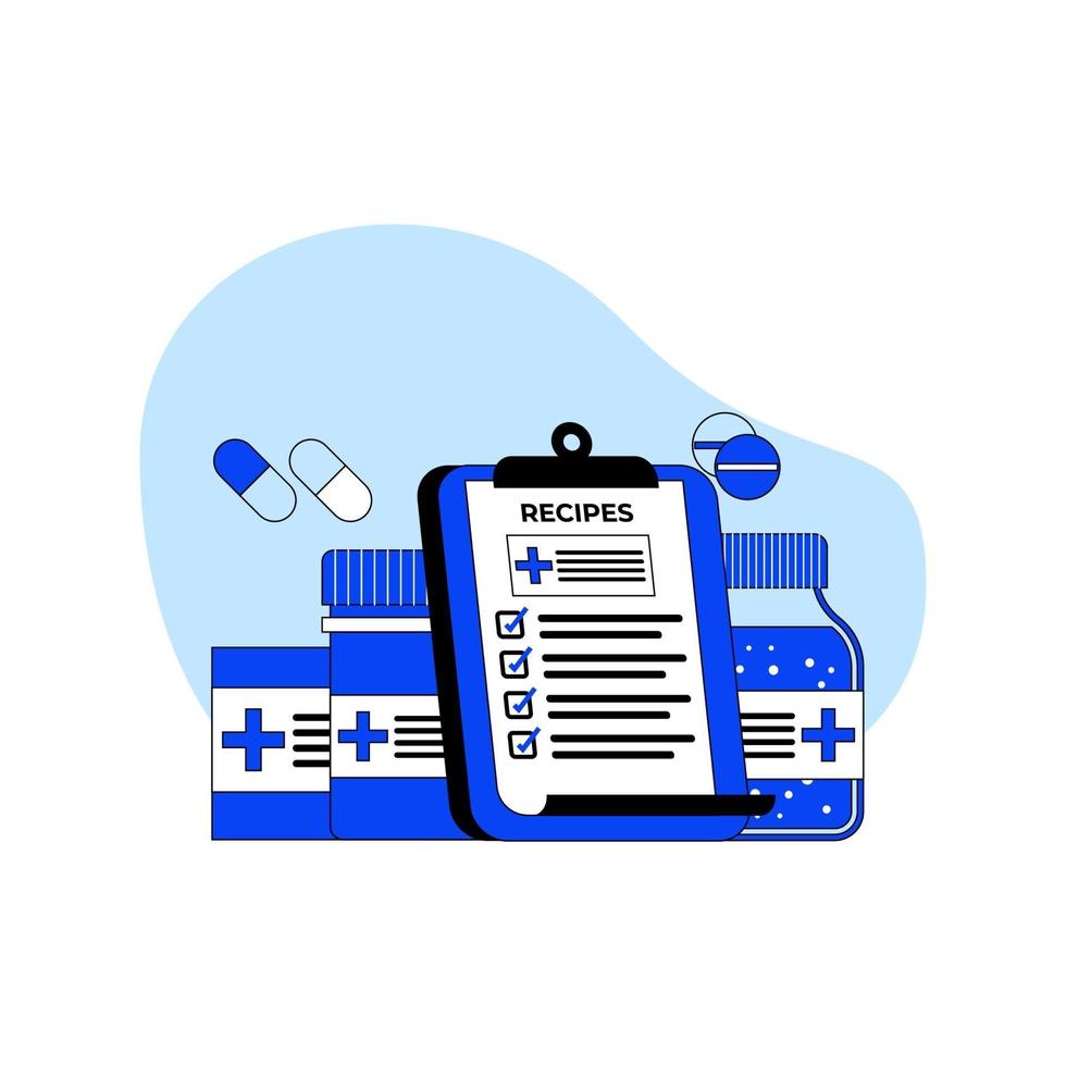 geneeskunde en gezondheidszorg pictogram concept vector