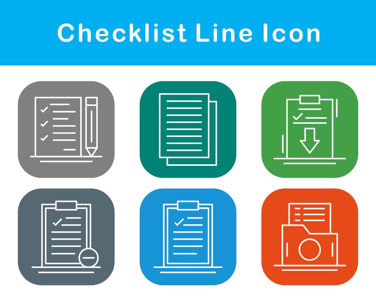 checklist vector icoon reeks