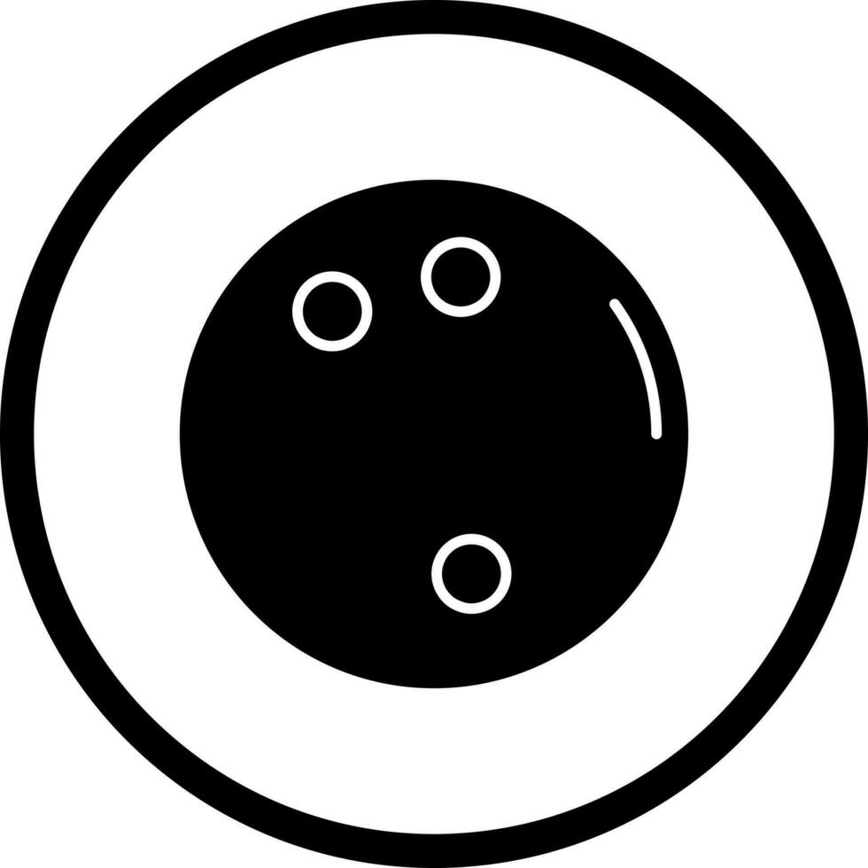 bowling bal vector icoon