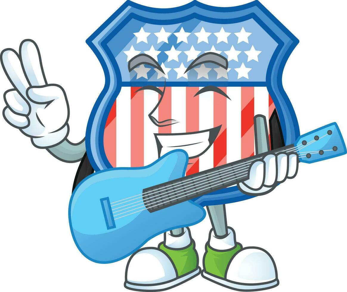 schild badges Verenigde Staten van Amerika icoon ontwerp vector