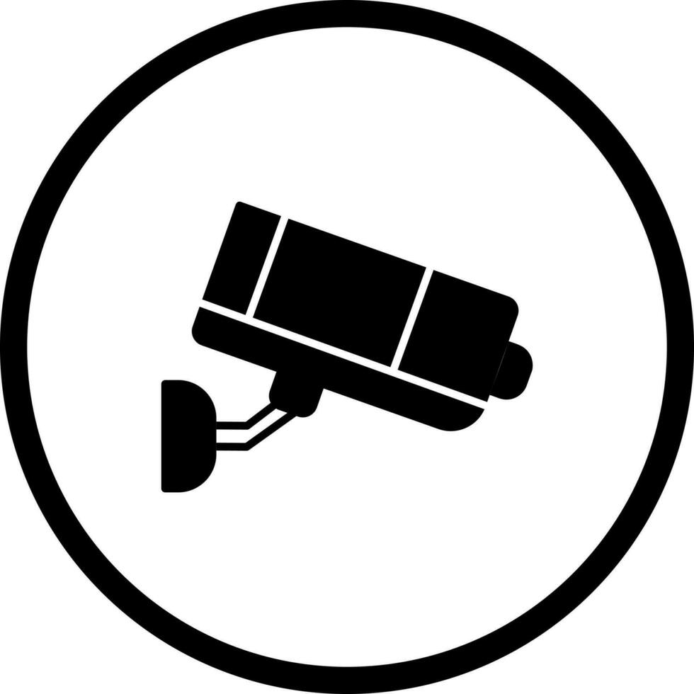 cctv camera vector pictogram
