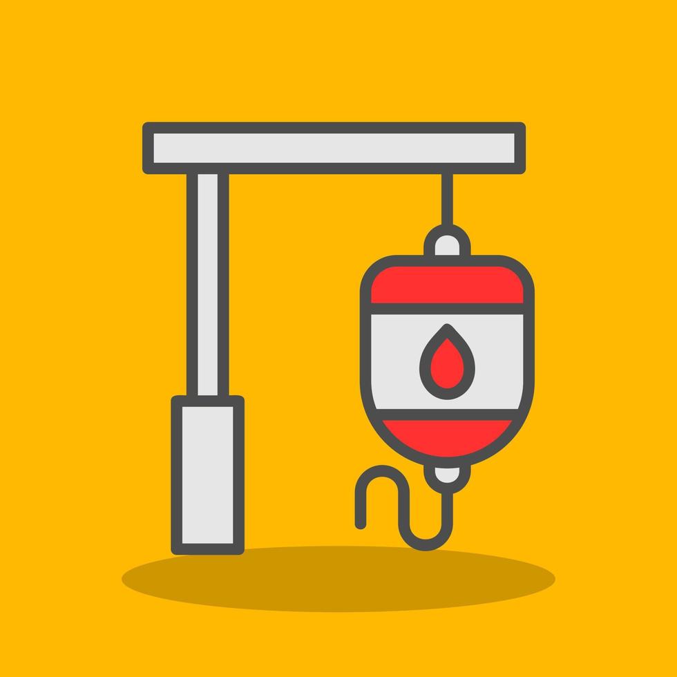 bloed transfusie vector icoon ontwerp