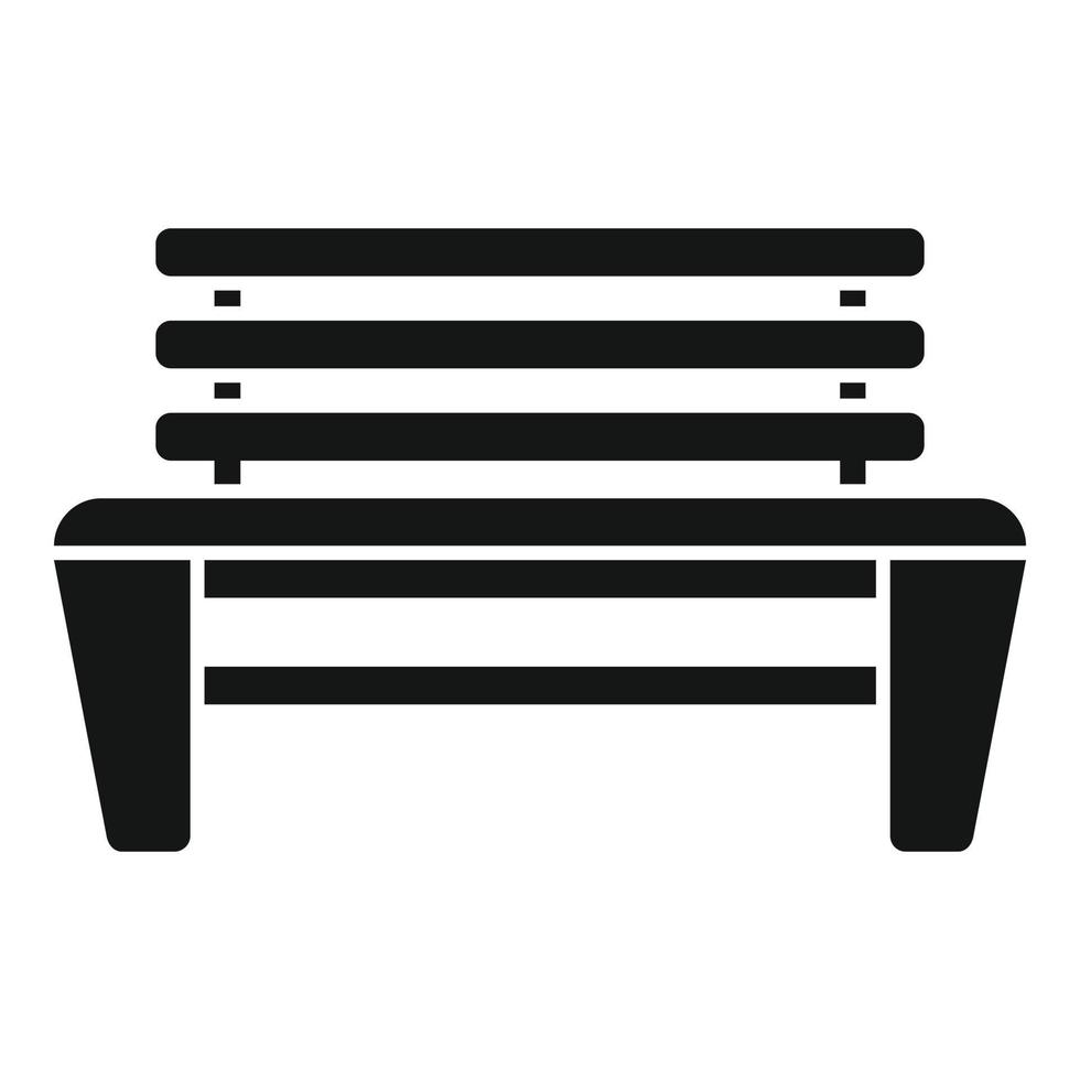 kom tot rust bank icoon gemakkelijk vector. sofa ontwerp vector