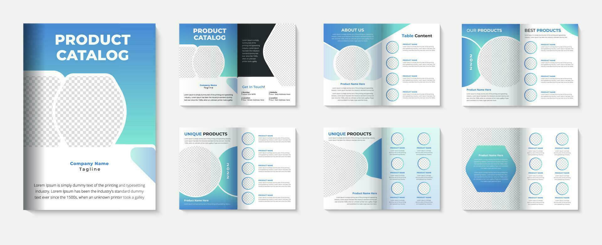 catalogus ontwerp met meubilair catalogus sjabloon voor bedrijf brochure pro downloaden vector