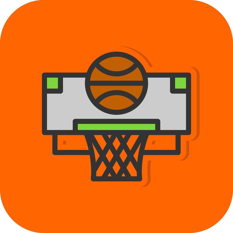 basketbal vector icoon ontwerp