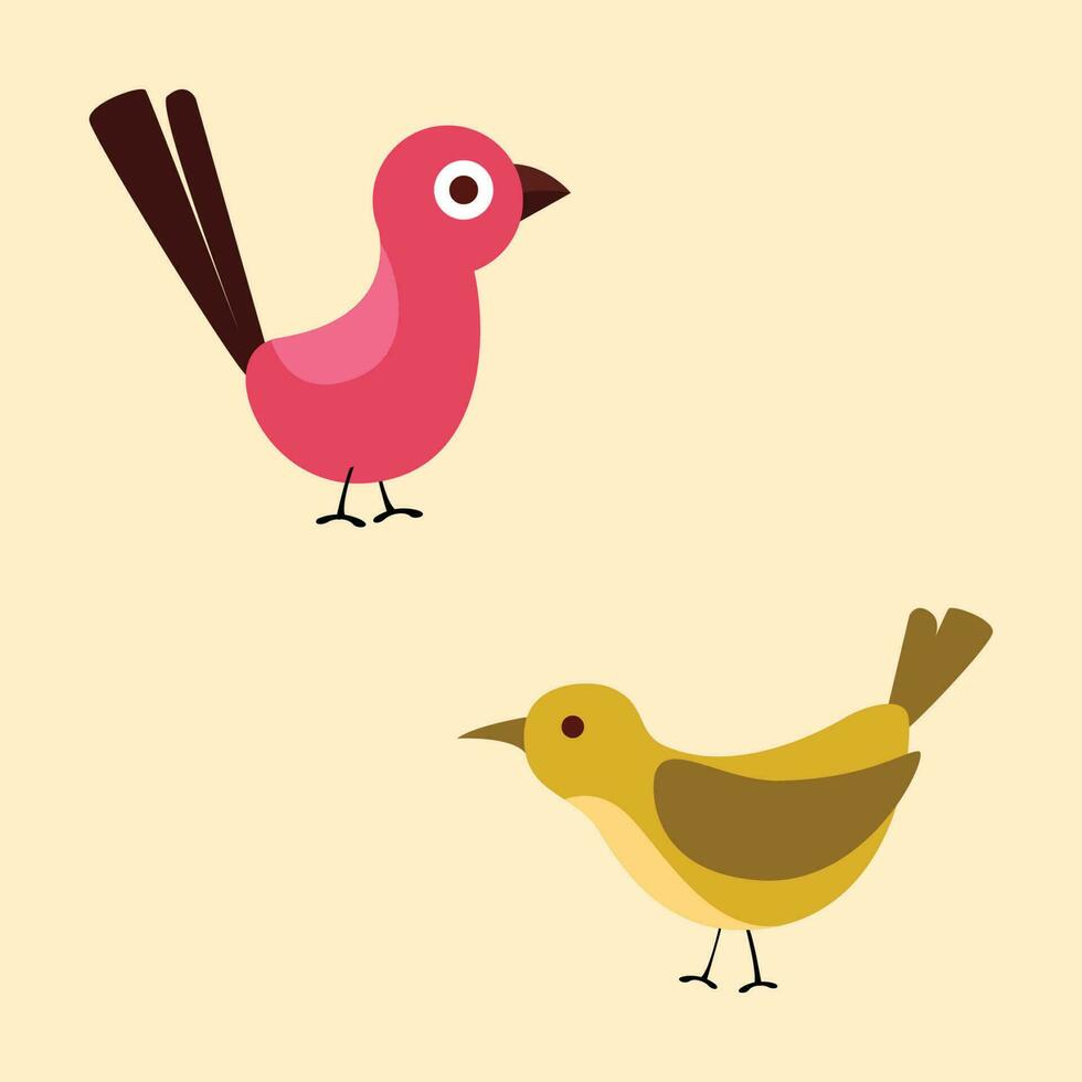 vogelstand illustraties verzameling vector