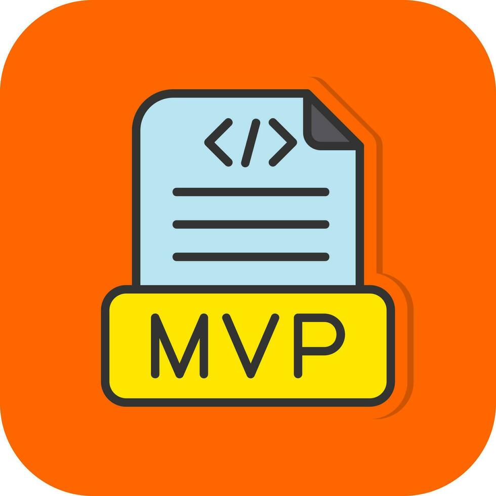 mvp vector icoon ontwerp