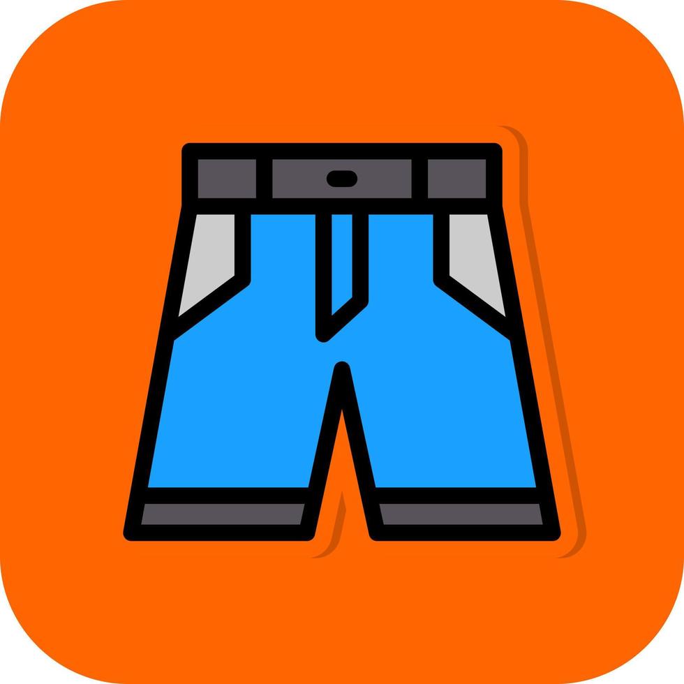 denim shorts vector icoon ontwerp