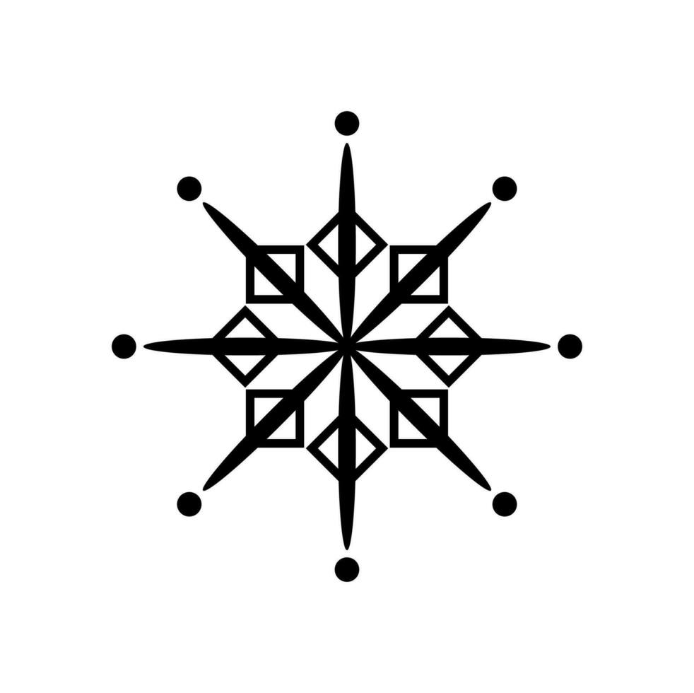 abstract sneeuw vector icoon Aan wit achtergrond.