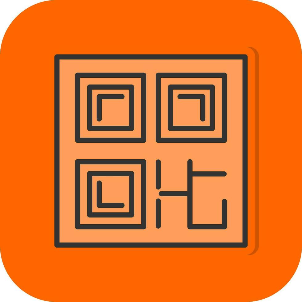 qr code vector icoon ontwerp