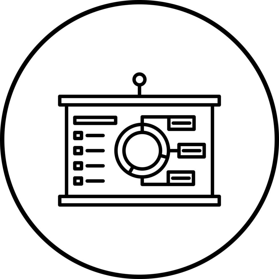 presentatie vector pictogram