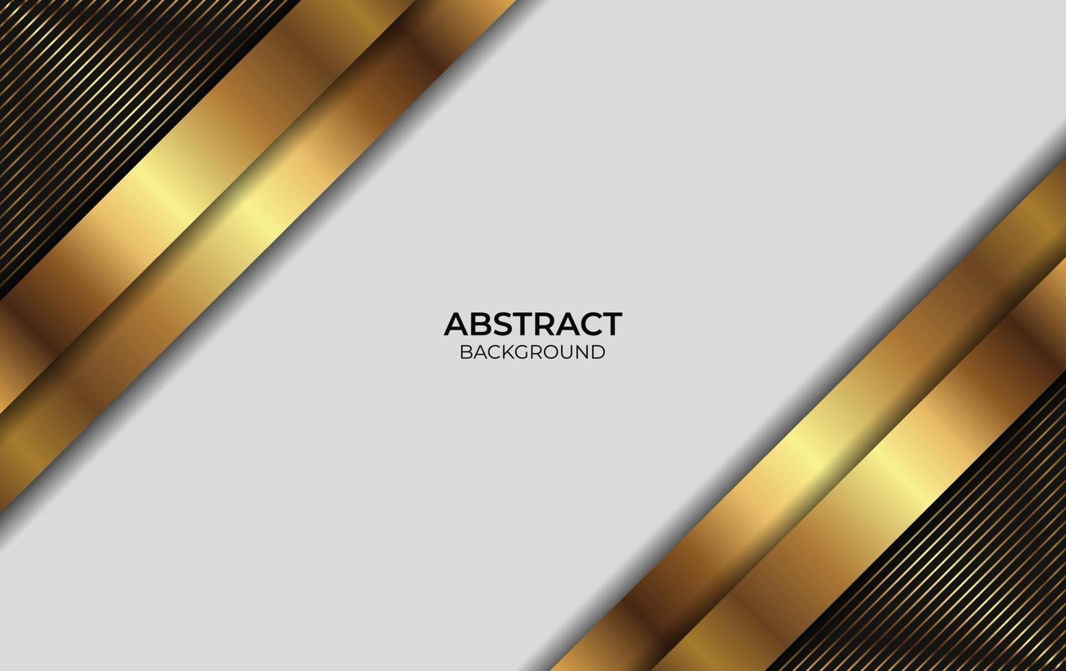 abstract gouden en zwart ontwerp als achtergrond vector